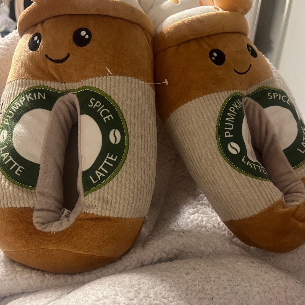 Cute Coffee-Themed Women's Slippers